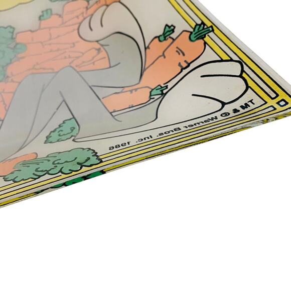 1986 Warner Bros. Bugs Bunny What’s Up Doc? Cartoon Glass Ceiling Light Shade - Picture 10 of 11